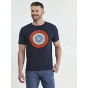 Captain America Men’s \u0026 Big Men's Cotton Graphic Tee with Short Sleeves, Sizes S-3XL